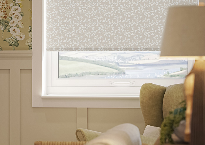 Delicate Foliage, Light Brown - Twist&Fit Roller Blind - Image 5